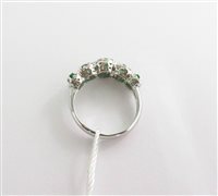 Ringe Lucciole Gioielli Dame in Weißgold Smeraldo 1.33 Ct ANVSCROYALS - ANVSCROYALS